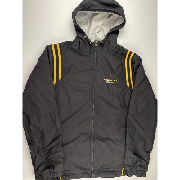 Holloway Team Apparel Oregon Ducks Football Jacket Men’s M Hooded Nylon 600mm - Picture 3 of 13